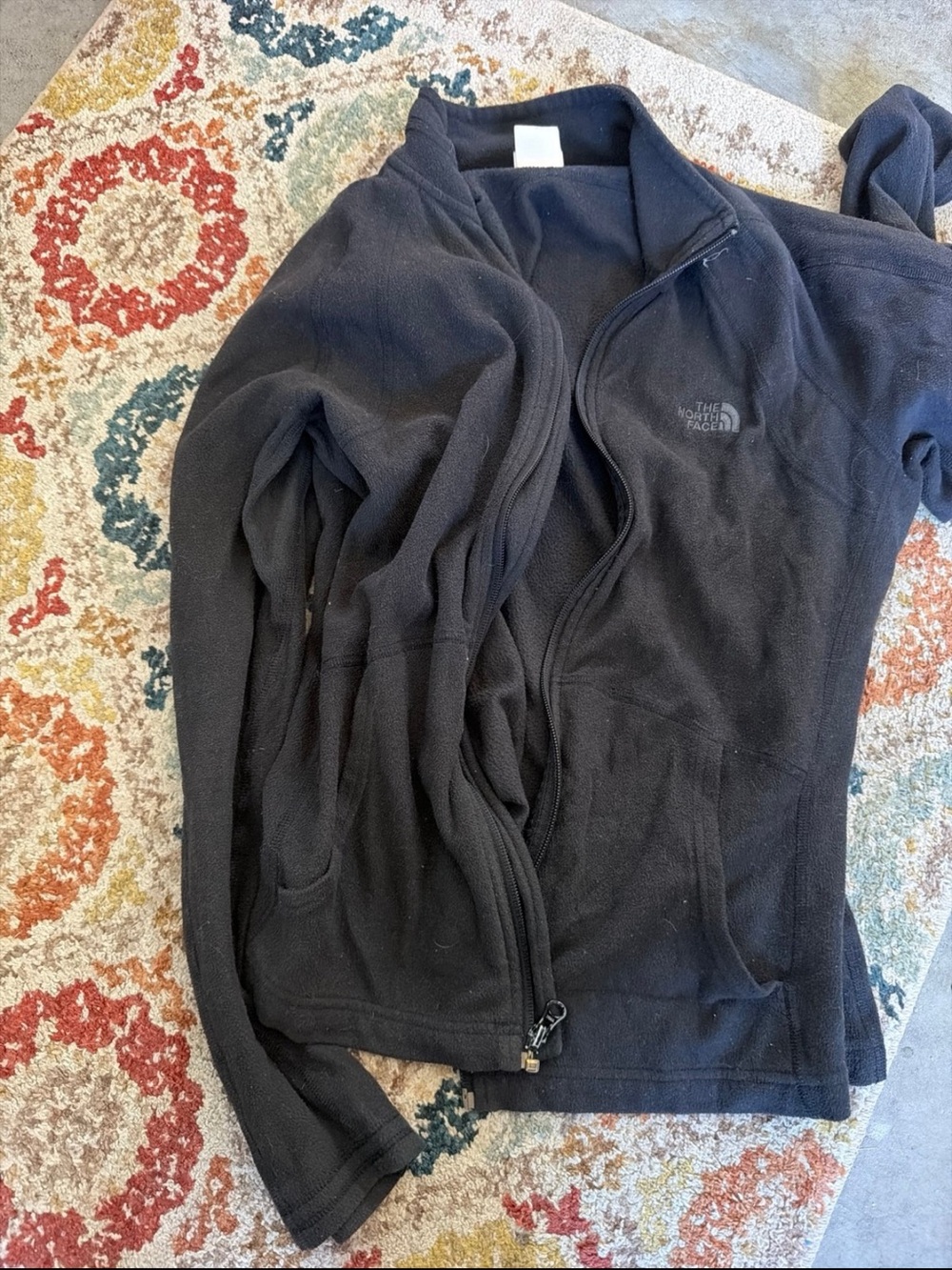 The North Face Black Full-Zip Fleece Jacket
